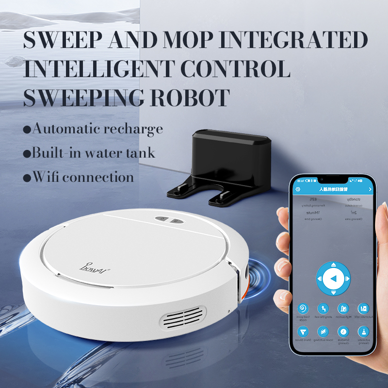 BowAI OB16 3in1 Smart Sweeping Robot Wireless Floor Vacuum Cleaner