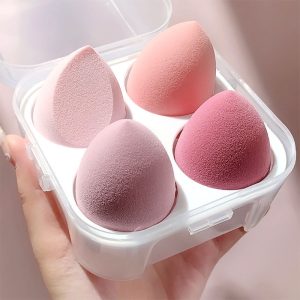 4-Pieces Makeup Sponge Dry&Wet - Image 5