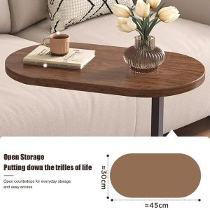 Movable C Shaped Coffee Table - Image 4