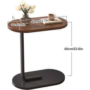 Movable C Shaped Coffee Table - Image 5