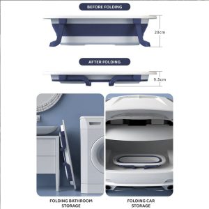 Foldable Baby Bath Tub for Kids - Image 3