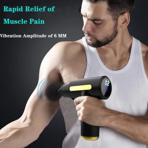 Mini Massage Gun Deep Tissue,6 Speeds Metal Head - Image 11