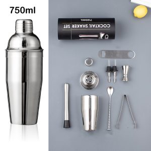 8-Pieces Stainless Steel Cocktail Shaker  Set - Image 3