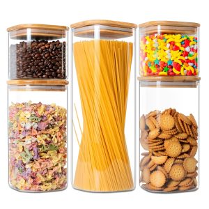 Plexi Food Storage Containers with Bamboo Lid - Image 3
