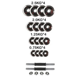 30KG Adjustable Chrome Dumbbells Weights Quick Conversion ( 1-Pair ) - Image 3
