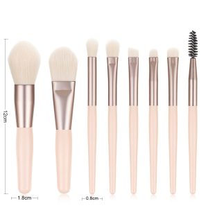 8-Pieces High Quality Makeup Brushes Set - Image 3
