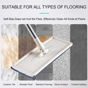 Free Hand Washing Magic Automatic Spin Mop+2 Washable Microfiber Pads - Image 4