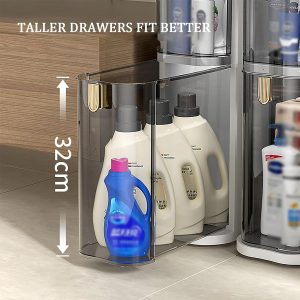 Slim 2/3/4-Tiers Rolling Storage Cart - Image 3