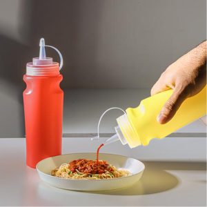 2-Pieces 500ml Red and Yellow Bottle - Image 4