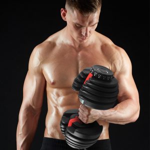 24kg Adjustable Dumbbell 2.5 to 24 Kg Multi Weight In LBS With Holder ( 1-Pieces ) - Image 9