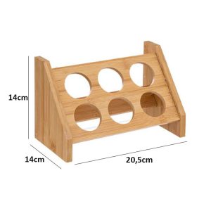 6 Jar Seasoning Bottle Set With Base Holder - Image 4