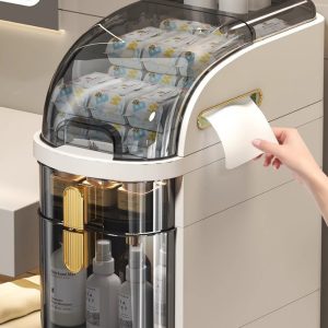 Slim 2/3/4-Tiers Rolling Storage Cart - Image 4