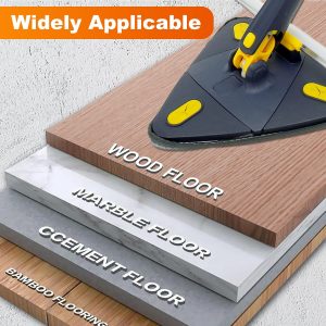 360° Rotatable Adjustable Cleaning Mop with 1 Mop Pad - Image 8