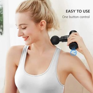 Mini Massage Gun Deep Tissue,6 Speeds Metal Head - Image 5