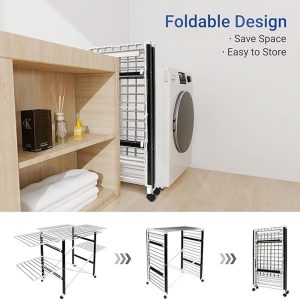 Premium Foldable Jumbo Clothes Dryer 175x83x112 cm - Image 5
