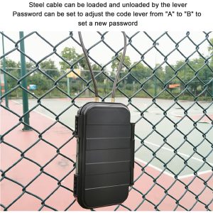 Portable Safe Lock with Cable and Code - Image 3