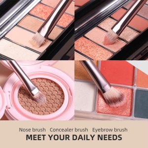 8-Pieces High Quality Makeup Brushes Set - Image 5