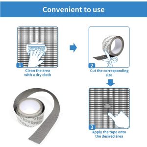 Window Mosquito net Strong Bond Seal for Repairing - Silver - Image 6
