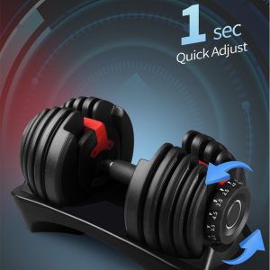 24kg Adjustable Dumbbell 2.5 to 24 Kg Multi Weight In LBS With Holder ( 1-Pieces ) - Image 5