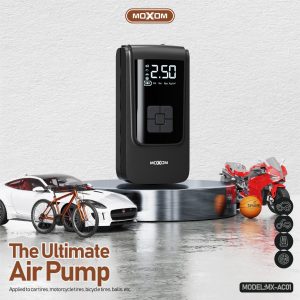 Moxom MX-AC01 Portable Cordless Air Pump, 4000mAh Power Bank - Image 6