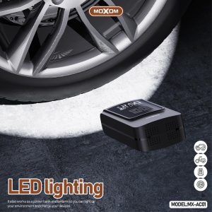 Moxom MX-AC01 Portable Cordless Air Pump, 4000mAh Power Bank - Image 8