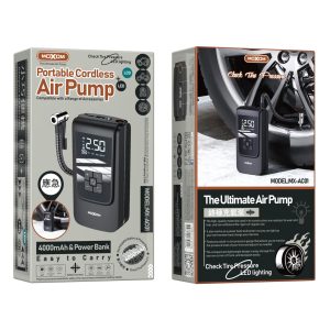 Moxom MX-AC01 Portable Cordless Air Pump, 4000mAh Power Bank - Image 4
