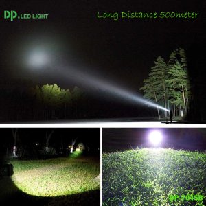 DP-7045B, Rechargeable Bright Led Torch - 500m Distance - Image 3
