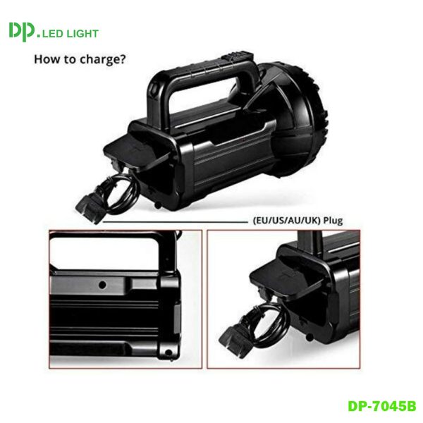 DP 7045B Rechargeable Bright Led Torch 500m Distance TezkarShop Official Website
