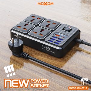 Moxom MX-ST17 12in1 Power Strip 3m Cable Length - Image 6
