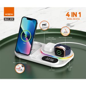 Moxom MX-ST08 4 in 1 Wireless Charging Station - Image 6
