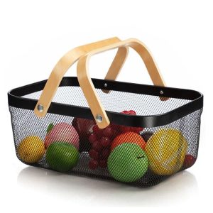Mesh Storage Organizer Basket 40x25x19cm - Image 1