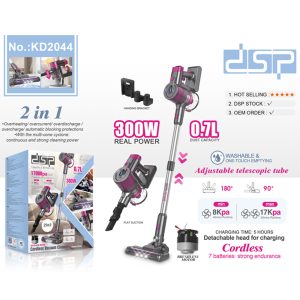 DSP KD2044,  Cordless Vacuum Cleaner 300W - Image 2