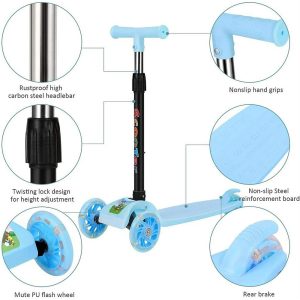 3 Wheel Scooters for Kids, Kick Scooter for Toddlers 3-8 Years - Image 4