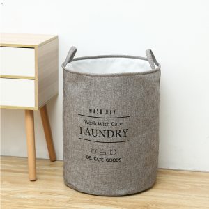 Thick PEVA Collapsible Laundry Basket Storage Bag - Image 3