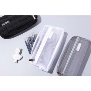 YIYIBUSHE Mesh Double zipper Pencil Case 86165 - Image 3