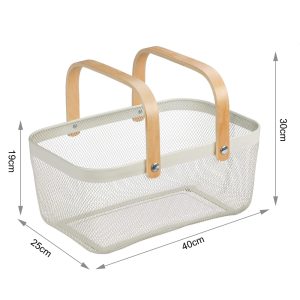 Mesh Storage Organizer Basket 40x25x19cm - Image 6