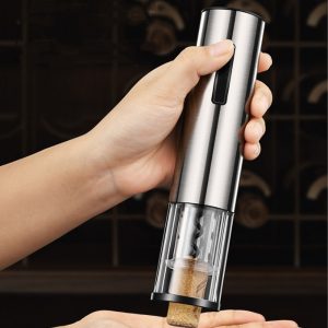 KLT Rechargeable Stainless Electric Wine Opener Set KP3-362003 - Image 6