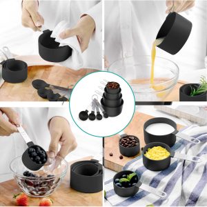 8-Pieces Stainless Steel Measuring Spoon - Image 4