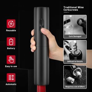 KLT Electric Wine Bottle Openers Set KB1-602201 - Image 5