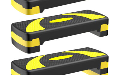 Workout Aerobic Stepper, 10-15-20cm Levels Height-Adjustable