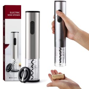 KLT Stainless Electric Wine Opener Set KB1-601807A - Image 5