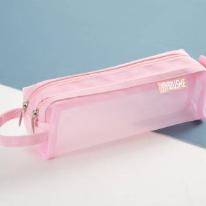 YIYIBUSHE Double Zipper Mesh Pen Case Clear Trial Pencil 86163 - Image 6