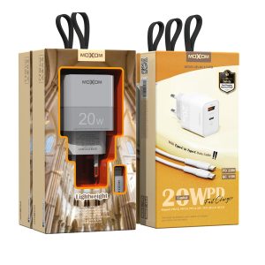 Moxom MX-HC134PD, Capital PD20W QC18W Fast Charger With Cable - Image 5