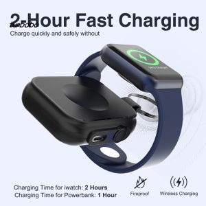 MOXOM MX PB120 Plug and Play Smart Watch Power bank 1200mAh - Image 3