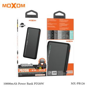 MOXOM MX PB126 10000mAh Power Bank PD20W - Image 2