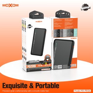 MOXOM MX PB126 10000mAh Power Bank PD20W - Image 4