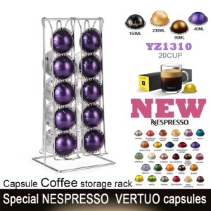 Coffee Capsule Stand Rack For Nespresso Vertuo - Holds 20-Capsules - Image 3