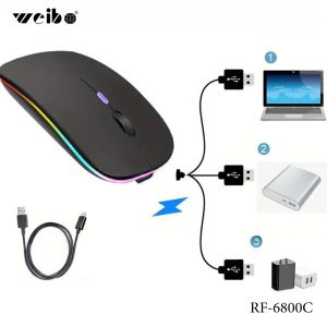 Weibo RF-6800C Charging Wireless Mouse - Image 3
