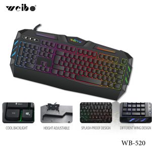 Weibo WB-520 Rgb Gaming Keyboard & Mouse Set - Image 3