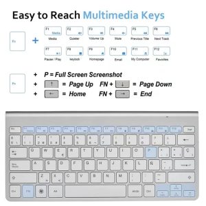 Weibo WB-8066 Wireless Combo Keyboard & Mouse Set - Image 3